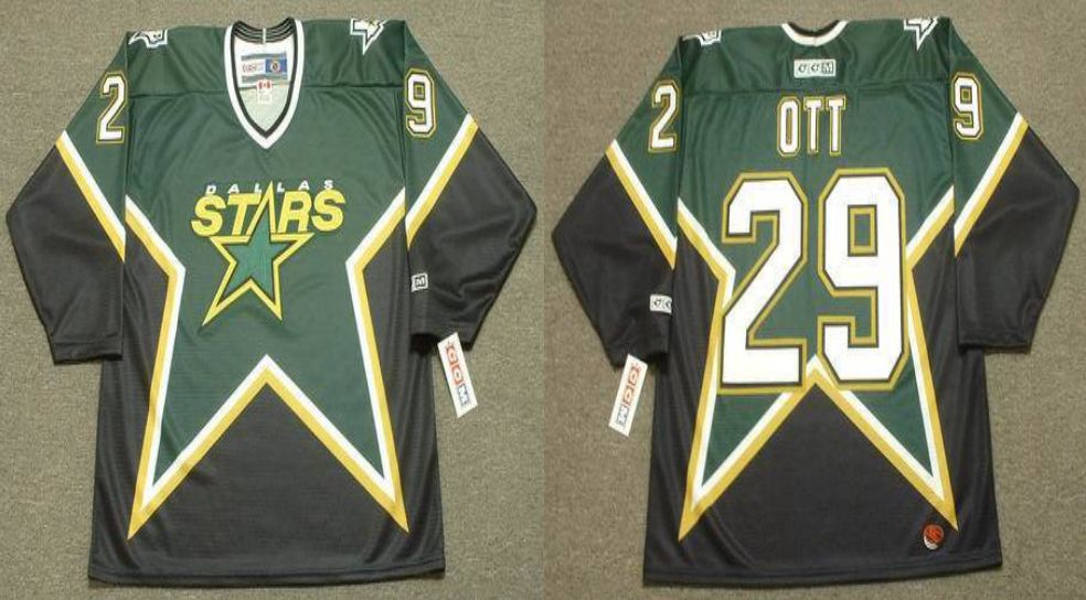 2019 Men Dallas Stars #29 Ott Black CCM NHL jerseys->dallas stars->NHL Jersey